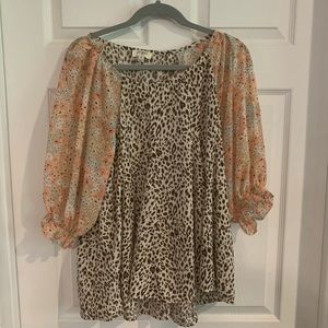 Boutique leopard blouse